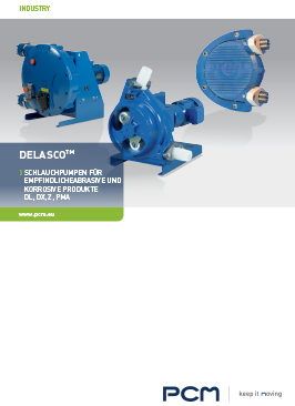 PCM Delasco™ Peristaltikpumpe Broschüre 