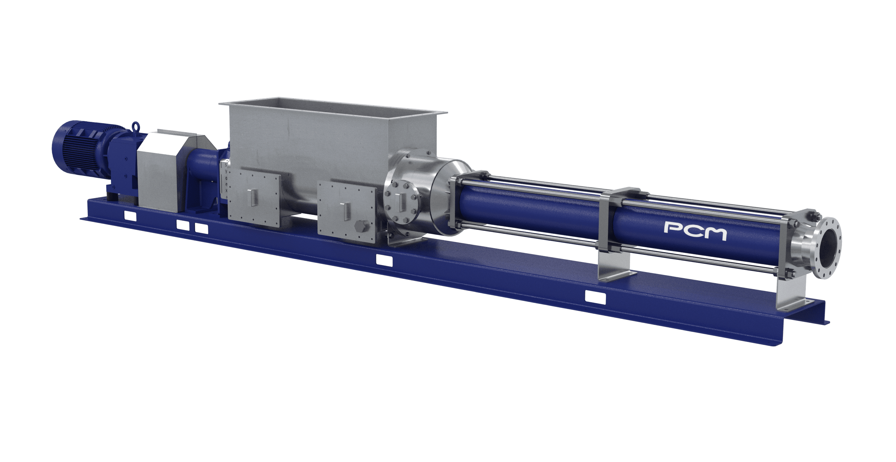Picture of the biogas feeding hopper pump PCM X-BIO