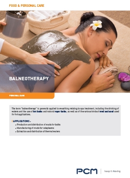 Application sheet balneotherapy