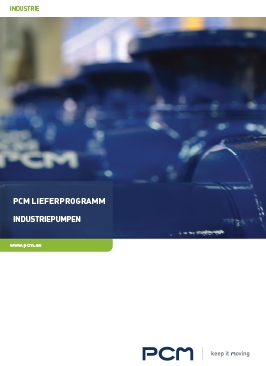 PCM Lieferprogramm - Industriepumpen