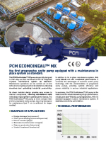 PCM EcoMoineau™ MX Brochure - Maintenance in place