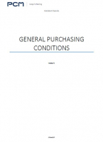  General purchasing conditions - PCM Group Italia SRL