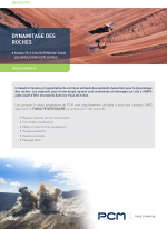 Fiche application dynamitage des roches mines