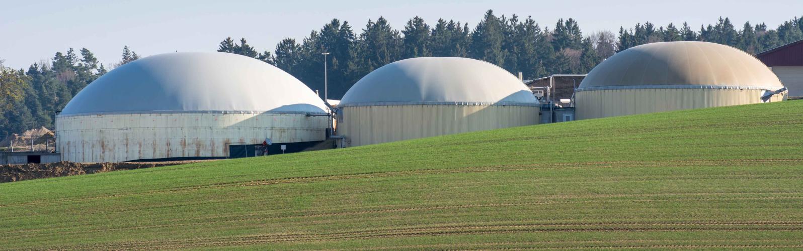 Picture of anaerobic digestion installations for biogas