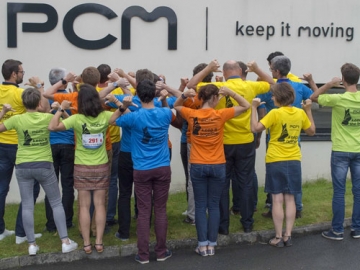 Teilnahme an einem überbetrieblichen Marathon in Frankreich